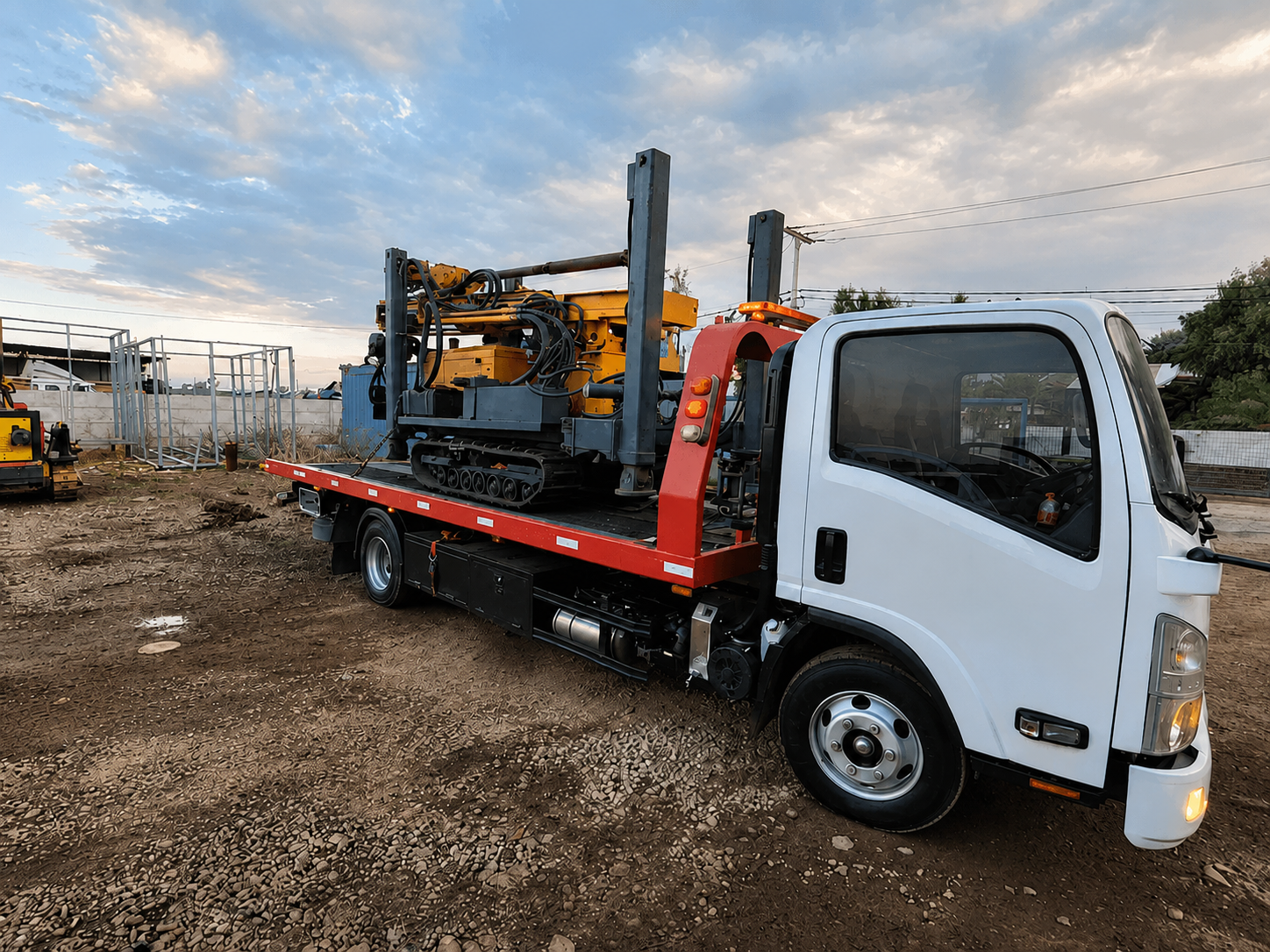 Flota Transportes Gomez — Maquinaria de perforación