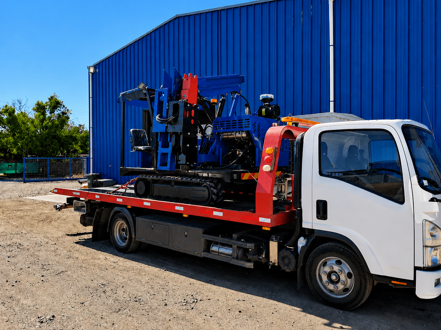 Flota Transportes Gomez — Drillmaster en camión